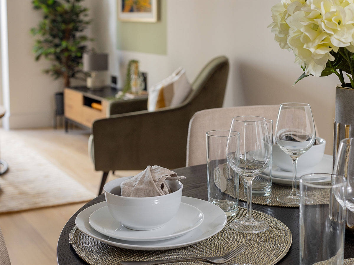 white city living dining interior